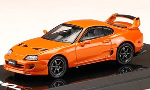 トヨタ スープラ (A80) JDM STYLE オレンジメタリック (ミニカー)