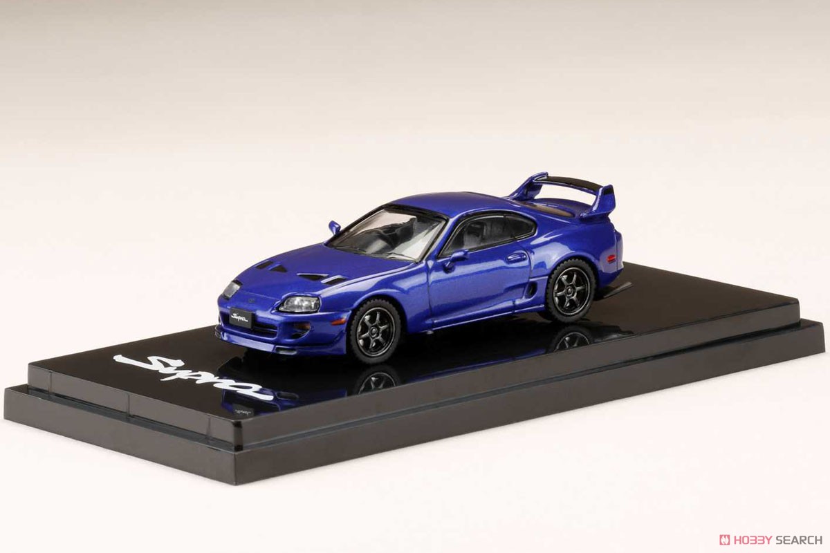 トヨタ スープラ (A80) JDM STYLE ブルーマイカメタリック (ミニカー) 商品画像1