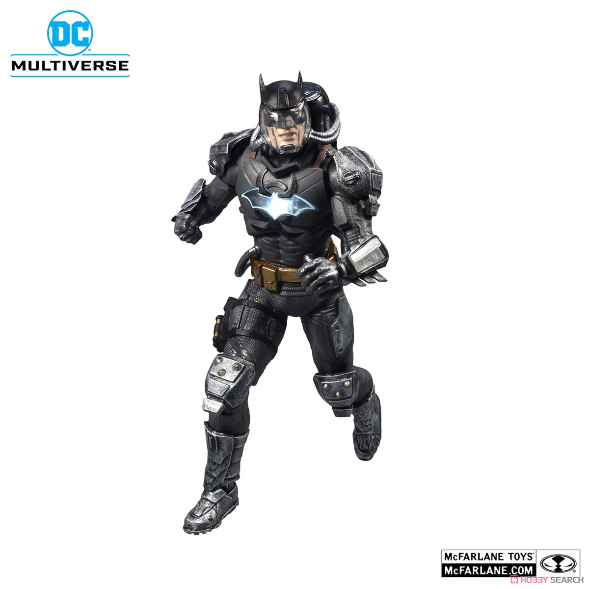 DC Comics - DC Multiverse: 7 Inch Action Figure - #099 Batman (Hazmat Suit / Light-Up Batman Symbol) [Comic] (Completed) Item picture6