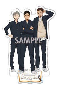 Haikyu!! School Uniform Whole Body Acrylic Stand Sawamura & Sugawara & Azumane (Anime Toy)