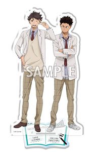 Haikyu!! School Uniform Whole Body Acrylic Stand Oikawa & Iwaizumi (Anime Toy)