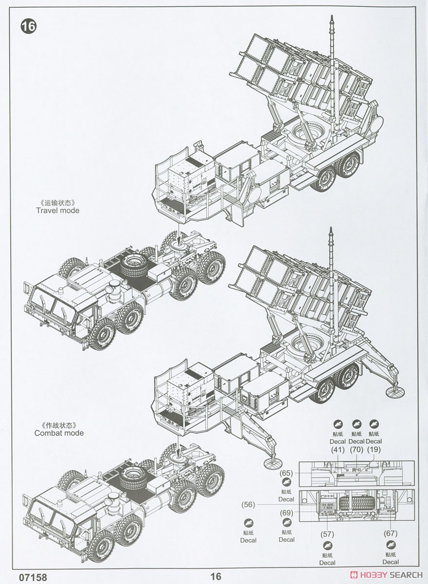 M983 HEMTTトラクター & ペトリオットM901ランチャーステーション (PAC-2) (プラモデル) 設計図14