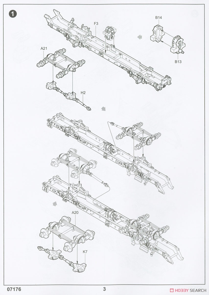 Terminal High Altitude Area Defence (THAAD) (Plastic model) 設計図1