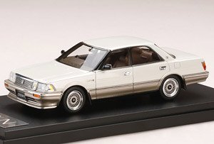 トヨタ クラウン 4000 ロイヤルサルーン G V8 (UZS131) カスタムバージョン ホワイトパールマイカトーニング (ミニカー)