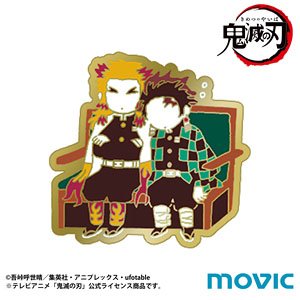 Demon Slayer: Kimetsu no Yaiba Pins Tanjiro Kamado & Kyojuro Rengoku Yuru-Palette (Anime Toy)