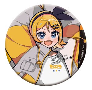 Hatsune Miku Series Can Badge Kagamine Rin Sporty Yuu Kisaragi (Anime Toy)