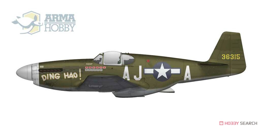 P-51B/C マスタング 「エキスパートセット」 (プラモデル) 塗装2