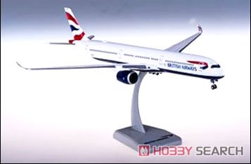 A350-1000 ブリティッシュエアウェイズ WIFI アンテナ ランディングギア・スタンド付 (完成品飛行機) 商品画像1