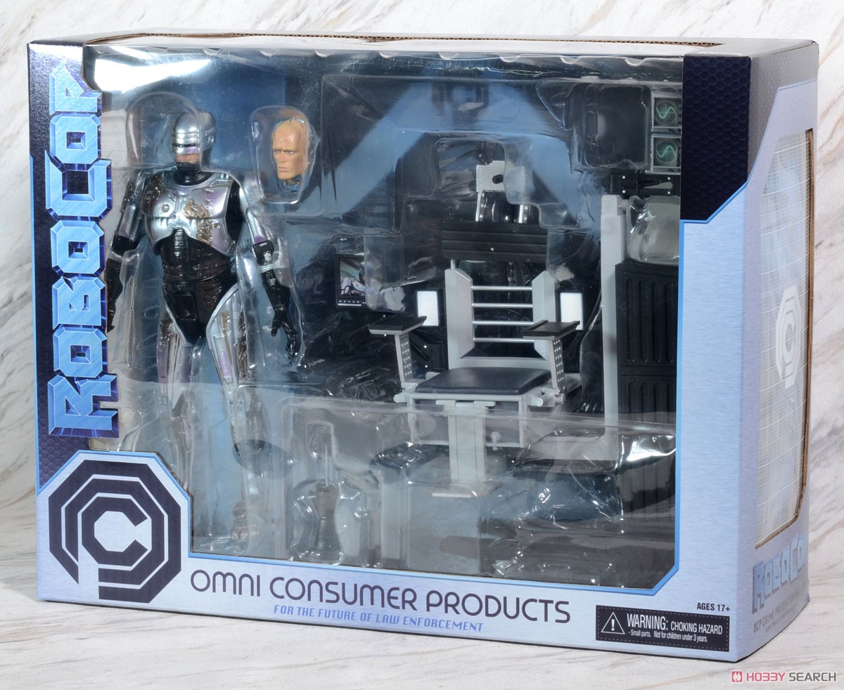 RoboCop/ Battle Damage RoboCop (Alex Murphy) with Docking Station Ultimate 7 Inch Action Figure (Completed) Package1