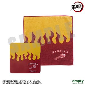 Demon Slayer: Kimetsu no Yaiba Tin+(Can + Hand Towel) 15. Kyojuro Rengoku Ver.2 (Anime Toy)