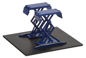 Auto Body Shop - Automotive Double Scissor Lifts Series 1 - Blue (ミニカー)