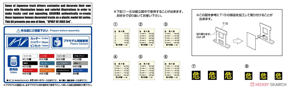 三代目鮫肌慕情 (大型タンクローリートレーラ) (プラモデル) 塗装1