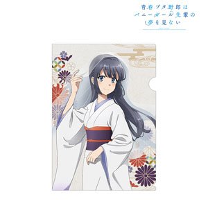 青春ブタ野郎はバニーガール先輩の夢を見ない 描き下ろしイラスト 牧之原翔子 和風ハロウィンver. クリアファイル (キャラクターグッズ)