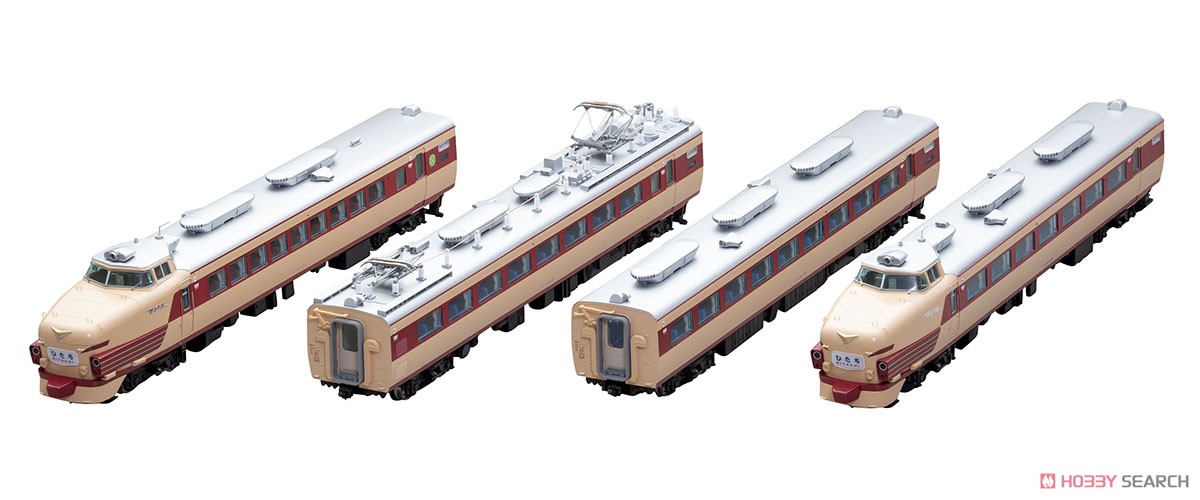 16番(HO) 国鉄 485系 特急電車 (初期型・クロ481-100) 基本セット (基本・4両セット) (鉄道模型) 商品画像7