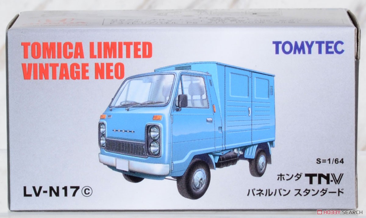 TLV-N17c Honda TN-V PanelVan Standard (Light Blue) (Diecast Car) Package1