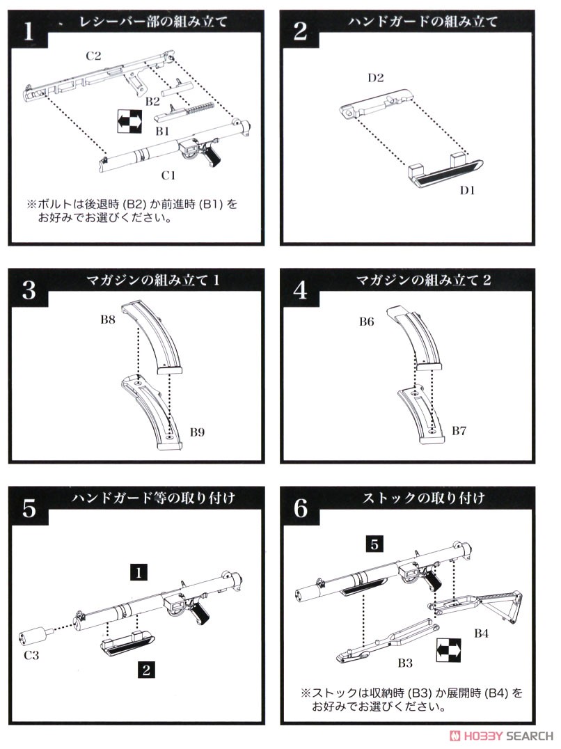 1/12 Little Armory (LA078) L34A1 Type (Plastic model) Assembly guide1