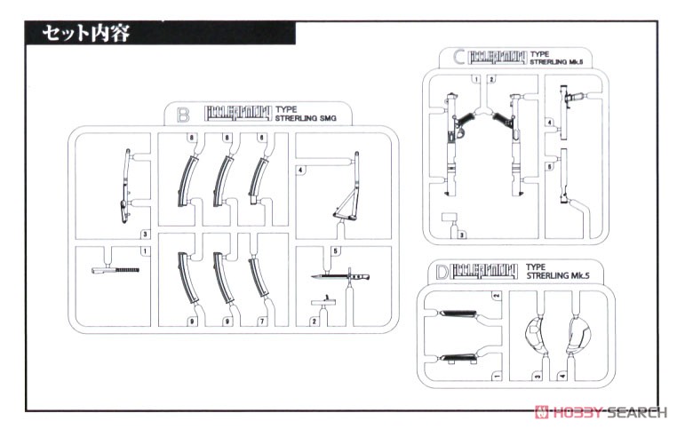 1/12 Little Armory (LA078) L34A1 Type (Plastic model) Assembly guide3