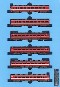 東武 1800型 「急行りょうもう」 白帯 6両セット (6両セット) (鉄道模型)