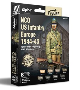 WWII アメリカ陸軍下士官 欧州戦線1944～45 (プラモデル)