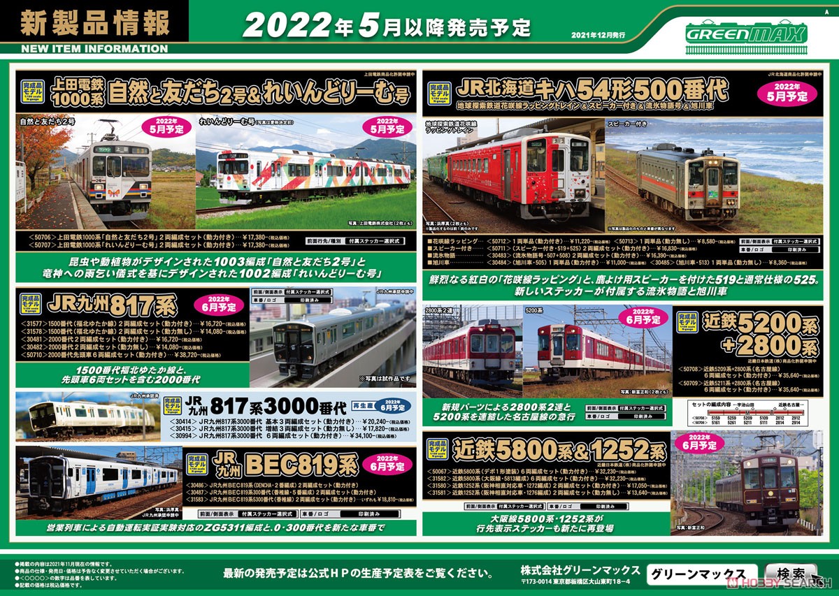 Ueda Electric Railway Series 1000 `Sizento Tomodachi 2-go` Two Car Formation Set (w/Motor) (2-Car Set) (Pre-colored Completed) (Model Train) その他の画像3
