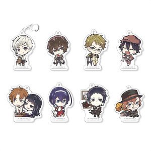 Bungo Stray Dogs Acrylic Key Ring Collection Mini Chara (Set of 8) (Anime Toy)