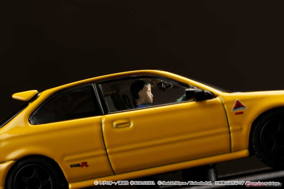Honda Civic (EK9) Todojuku / Tomoyuki Tachi (w/Initial D Driver Figure, Diorama Set) (Diecast Car) Item picture10