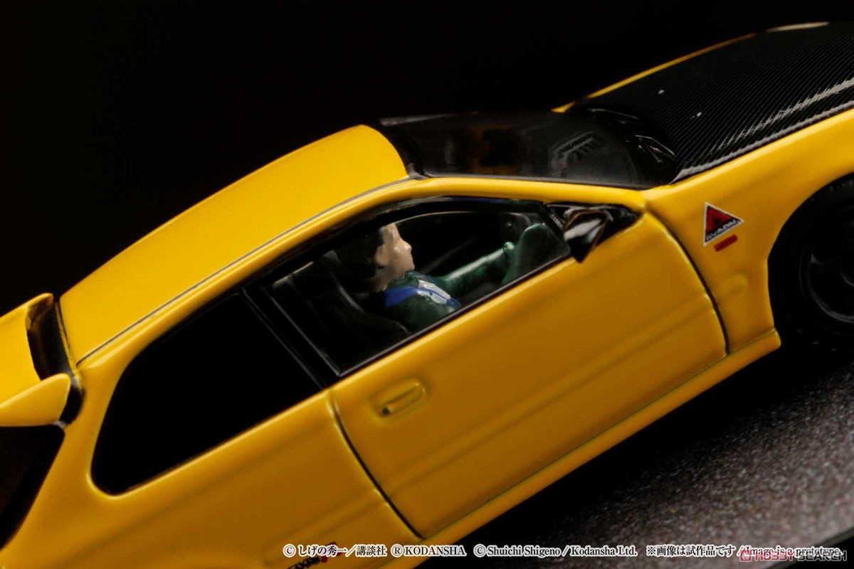 Honda Civic (EK9) Todojuku / Tomoyuki Tachi (w/Initial D Driver Figure, Diorama Set) (Diecast Car) Item picture11