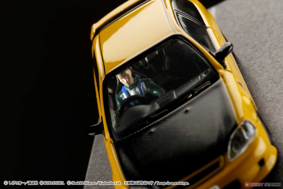 Honda Civic (EK9) Todojuku / Tomoyuki Tachi (w/Initial D Driver Figure, Diorama Set) (Diecast Car) Item picture13