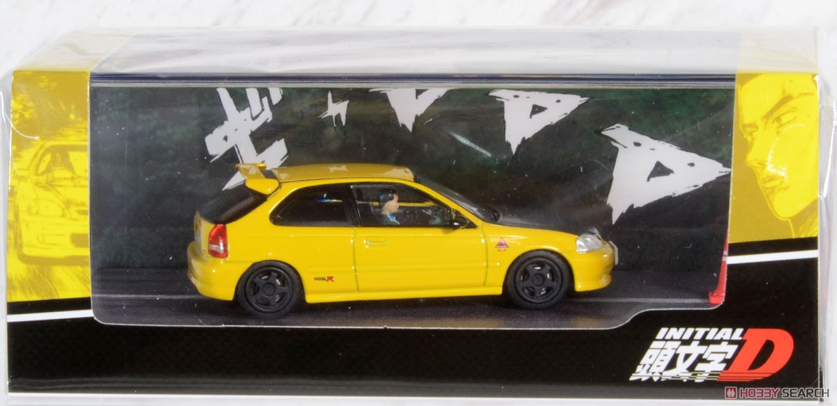 Honda Civic (EK9) Todojuku / Tomoyuki Tachi (w/Initial D Driver Figure, Diorama Set) (Diecast Car) Package6