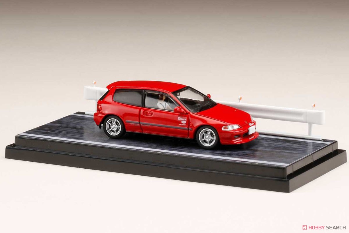 Honda CIVIC (EG6) 妙義 Night Kids / 庄司慎吾 (頭文字D: ドライバーフィギュア付ジオラマセット) (ミニカー) 商品画像1