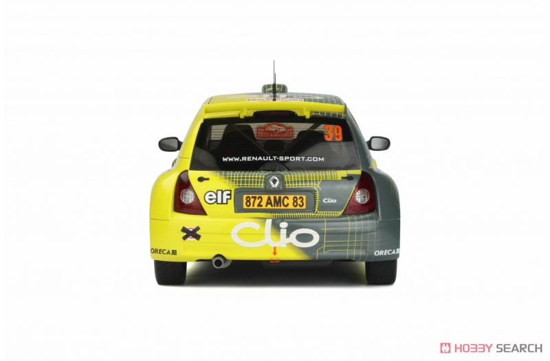 Renault Clio Super 1600 (Yellow/Gray) (Diecast Car) Item picture5