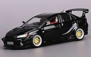 三菱 ランサー エボリューション X Varis CZ4A Widebody Ver.2 ブラック (ミニカー)