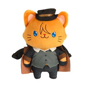 文豪ストレイドッグス withCATアイマスク付きぬいぐるみキーホルダー 中原中也 (キャラクターグッズ)