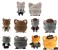 Bungo Stray Dogs with Cat Plush Key Ring w/Eyemask Chuya Nakahara (Anime Toy) その他の画像1 Thumbnail