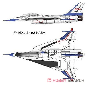 F-16XL Ship2 NASA (プラモデル) 塗装1