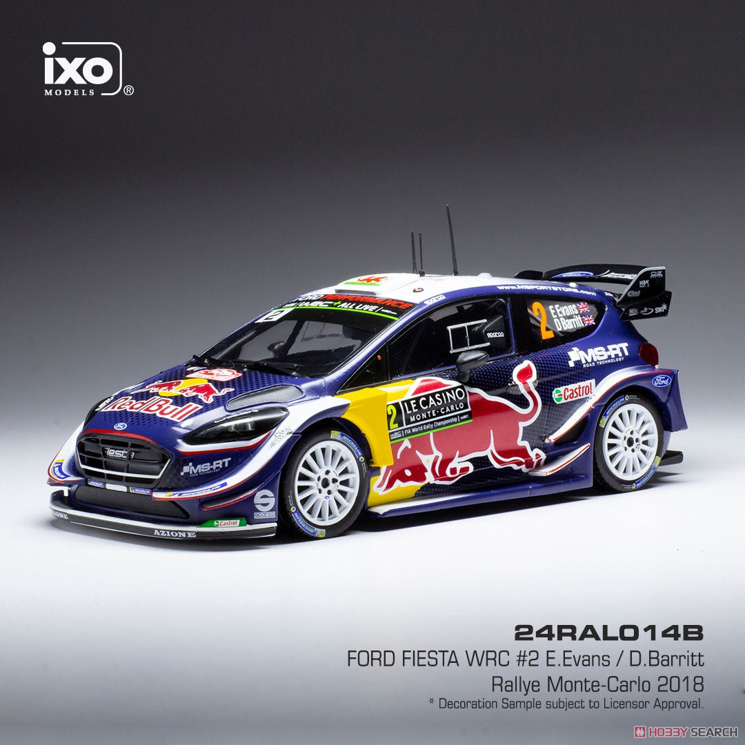 フォード フィエスタ WRC 2018年ラリー・モンテカルロ #2 E.Evans / D.Barritt (ミニカー) 商品画像1