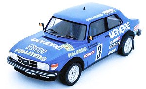 サーブ 99 1981年ラリー・スウェーデン 5位 #3 Stig Blomqvist / Bjorn Cederberg (ミニカー)