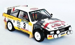 Audi Sports Quattro 1985 Rally de Portugal 4th #3 Stig Blomqvist / Bjorn Cederberg Damaged (Diecast Car)