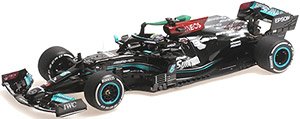 メルセデス AMG ペトロナス F1チーム W12 E パフォーマンス ルイス・ハミルトン ブラジルGP 2021 ウィナー フラッグ付 (ミニカー)