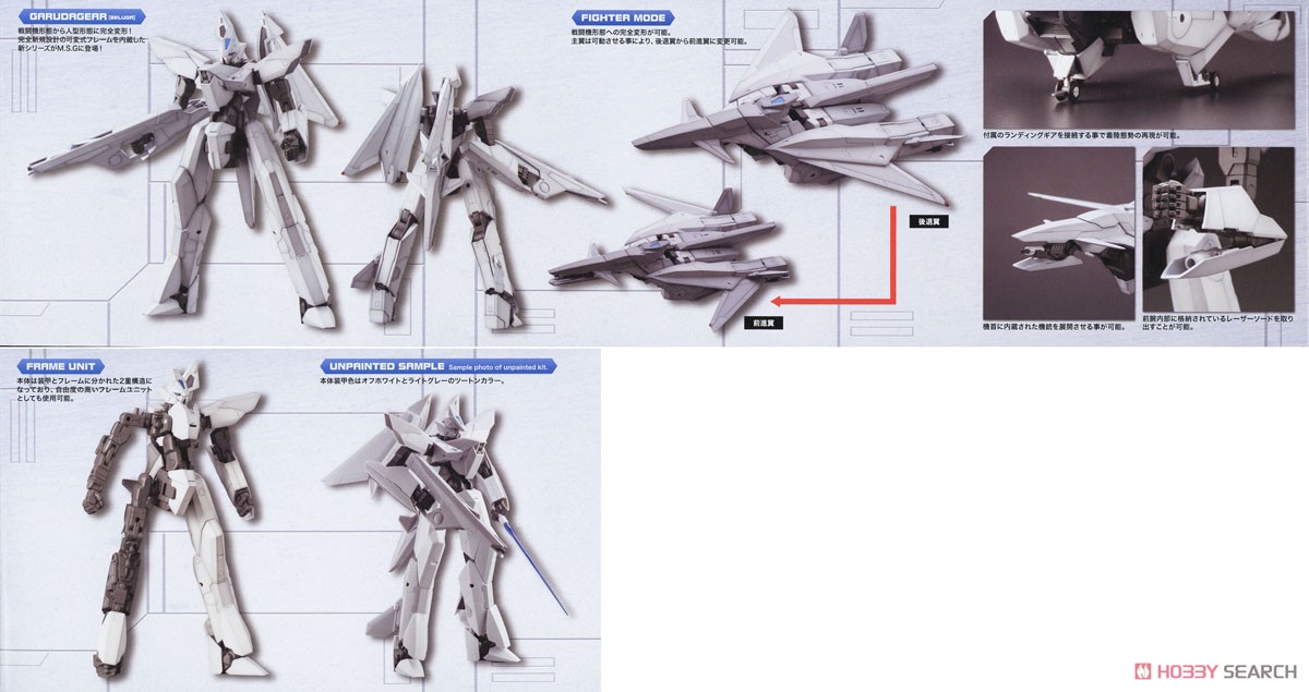 Variable Frame System 01 Garudagear [Beluga] (Plastic model) Item picture18