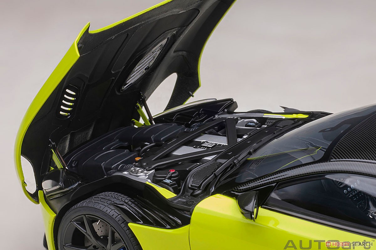 Aston Martin DBS Superleggera (Metallic Lime Green / Carbon Black Roof) (Diecast Car) Item picture11