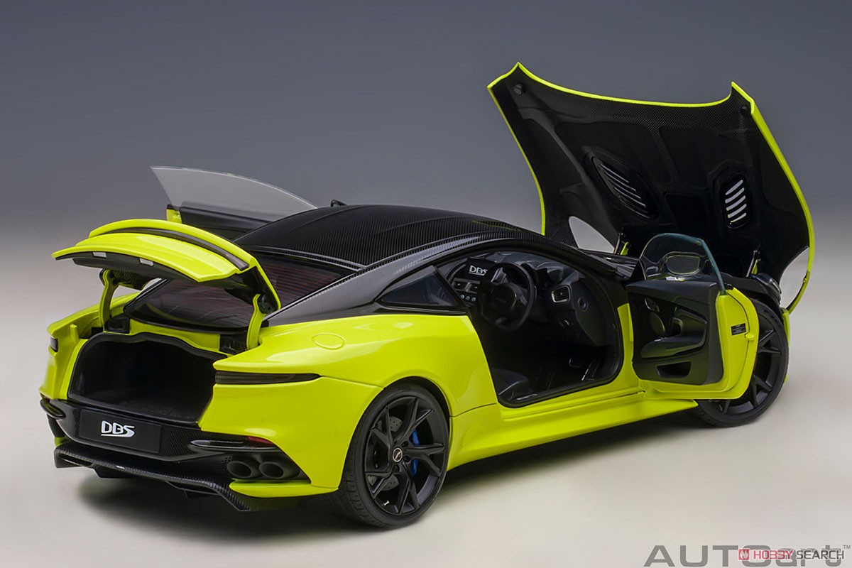 Aston Martin DBS Superleggera (Metallic Lime Green / Carbon Black Roof) (Diecast Car) Item picture13