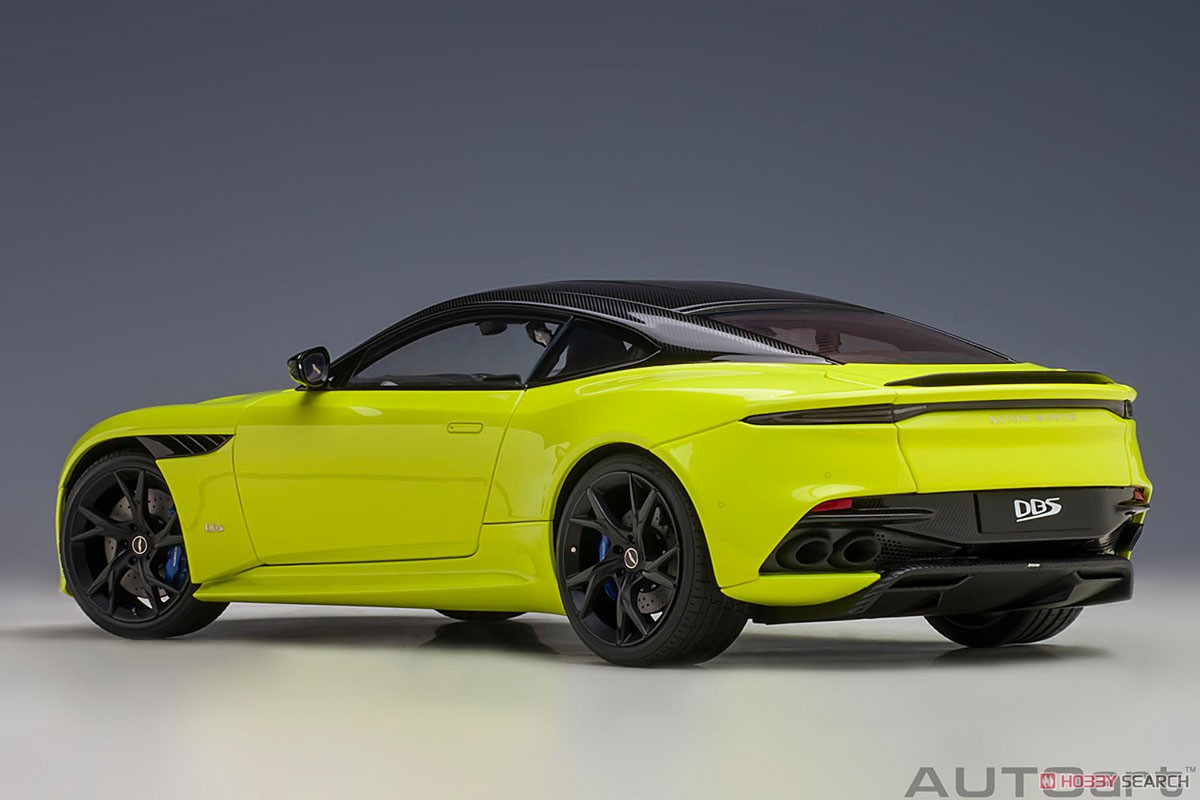 Aston Martin DBS Superleggera (Metallic Lime Green / Carbon Black Roof) (Diecast Car) Item picture2