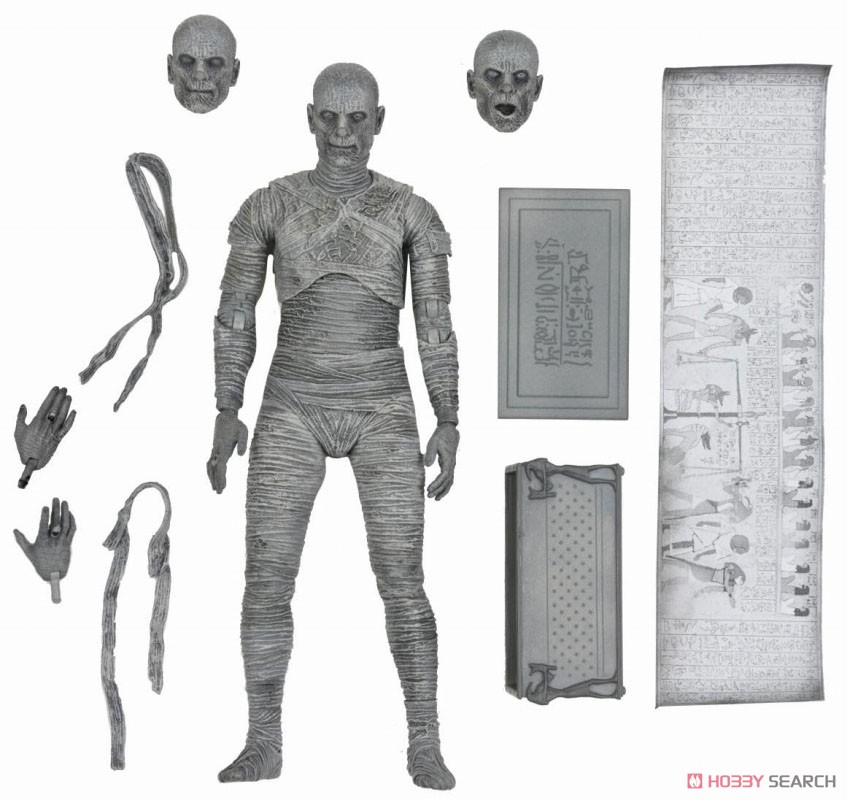 Universal Monster/ The Mummy: Imhotep 7inch Action Figure Black & White Ver (Completed) Item picture1