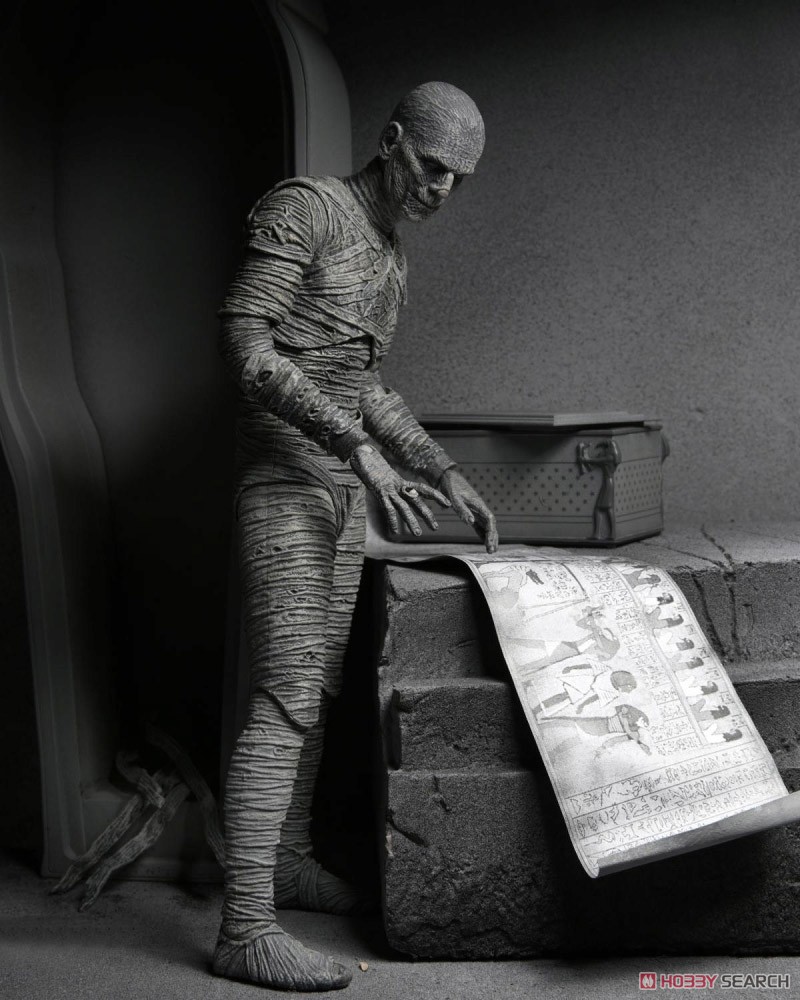 Universal Monster/ The Mummy: Imhotep 7inch Action Figure Black & White Ver (Completed) Other picture4