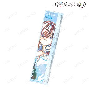 TV Animation [The Quintessential Quintuplets Season 2] Miku Nakano Ani-Art Vol.4 Acrylic Ruler (Anime Toy)