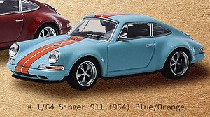 Singer 911 (964) Blue / Orange (ミニカー)