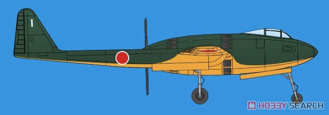 三菱 J4M 局地戦闘機 閃電 (プラモデル) 塗装2