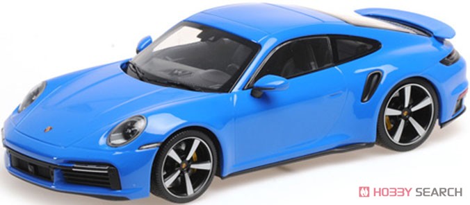 ポルシェ 911 (992) ターボ S 2021 ブルー (ミニカー) 商品画像1