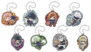 Pita! Deformed Jujutsu Kaisen Shopping Acrylic Key Ring (Set of 8) (Anime Toy)